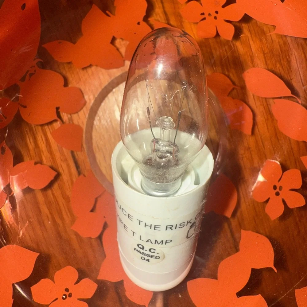 IKEA Orange Mosaic Glass Lantern